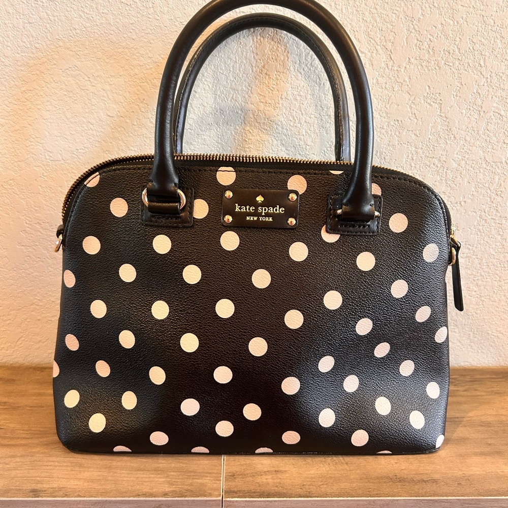 Kate Spade Tan Polka Dot Bag